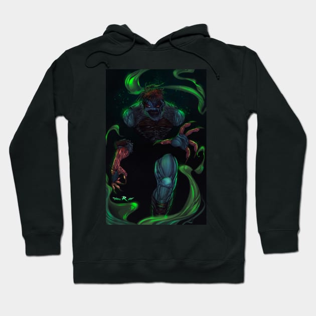 The Fiend Returns Hoodie by Triple R Art